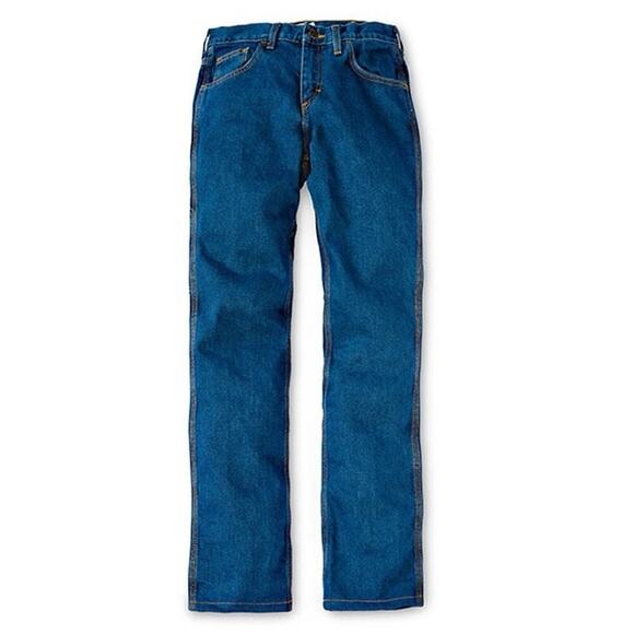 Tyndale Denim - Tyndale FR Women’s Relaxed Fit Jeans Straight Leg Denim Blue 14x30 USA F293T NWT